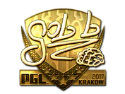 Sticker | gob b (Gold) | Krakow 2017 image