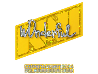 Sticker | w0nderful (Glitter) | Copenhagen 2024 image