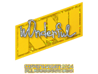 Sticker | w0nderful (Glitter) | Copenhagen 2024 image