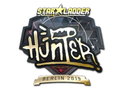 Sticker | huNter- (Gold) | Berlin 2019 image
