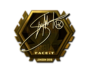 Sticker | Hiko (Gold) | London 2018 image