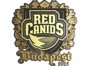 Sticker | RED Canids (Gold) | Budapest 2025 image
