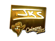 Sticker | jks (Gold) | Cologne 2015 image