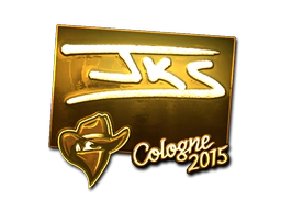 Sticker | jks (Gold) | Cologne 2015 image