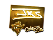Sticker | jks (Gold) | Cologne 2015 image