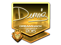 Sticker | dennis (Gold) | Cluj-Napoca 2015 image