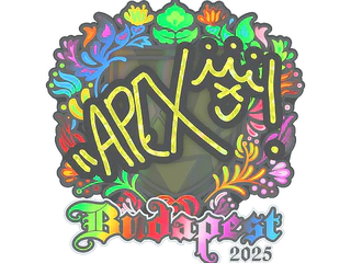 Sticker | apEX (Holo) | Budapest 2025