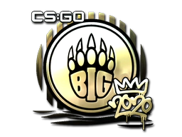 Sticker | BIG (Gold) | 2020 RMR image