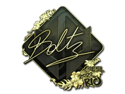 Sticker | boltz (Gold) | Rio 2022 image