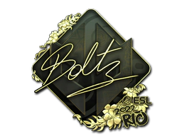 Sticker | boltz (Gold) | Rio 2022 image