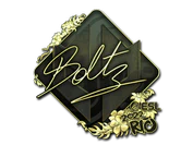 Sticker | boltz (Gold) | Rio 2022 image