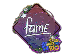 Sticker | fame (Glitter) | Rio 2022 image