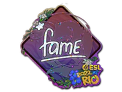 Sticker | fame (Glitter) | Rio 2022 image