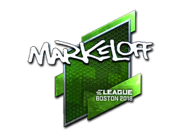 Sticker | markeloff (Foil) | Boston 2018 image