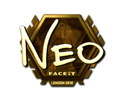 Sticker | NEO (Gold) | London 2018 image