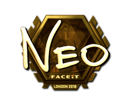 Sticker | NEO (Gold) | London 2018 image