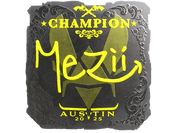 Sticker | mezii (Foil, Champion) | Austin 2025 image