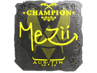 Sticker | mezii (Foil, Champion) | Austin 2025