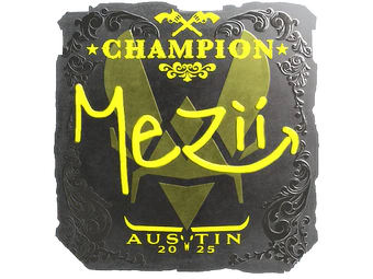 Sticker | mezii (Foil, Champion) | Austin 2025 image