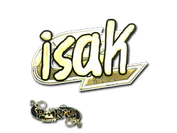 Sticker | isak (Gold) | Paris 2023 image