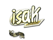 Sticker | isak (Gold) | Paris 2023 image