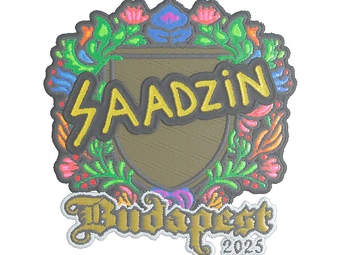 Sticker | saadzin (Embroidered) | Budapest 2025 image