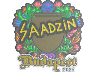 Sticker | saadzin (Embroidered) | Budapest 2025