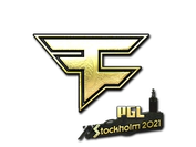 Sticker | FaZe Clan (Gold) | Stockholm 2021 image