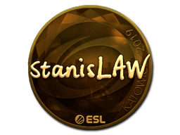Sticker | stanislaw (Gold) | Katowice 2019 image