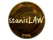 Sticker | stanislaw (Gold) | Katowice 2019 image