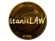 Sticker | stanislaw (Gold) | Katowice 2019 image