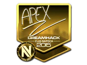 Sticker | apEX (Gold) | Cluj-Napoca 2015 image
