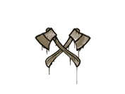 Sealed Graffiti | X-Axes (Dust Brown) image