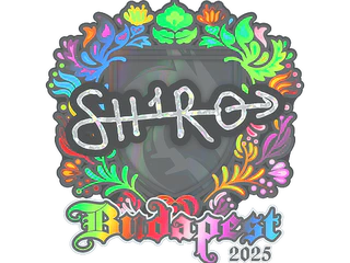 Sticker | sh1ro (Holo) | Budapest 2025