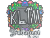Sticker | kl1m (Embroidered) | Budapest 2025 image