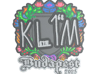 Sticker | kl1m (Embroidered) | Budapest 2025 image