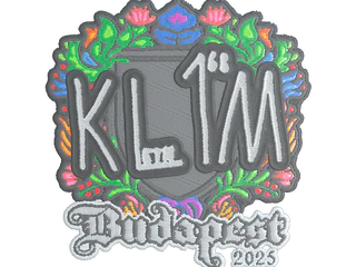 Sticker | kl1m (Embroidered) | Budapest 2025
