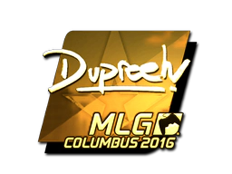 Sticker | dupreeh (Gold) | MLG Columbus 2016 image