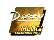 Sticker | dupreeh (Gold) | MLG Columbus 2016 image