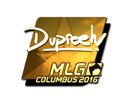 Sticker | dupreeh (Gold) | MLG Columbus 2016 image