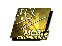 Sticker | apEX (Gold) | MLG Columbus 2016 image