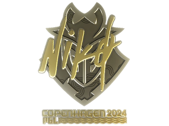 Sticker | NiKo (Gold) | Copenhagen 2024 image