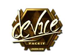 Sticker | device (Gold) | London 2018 image