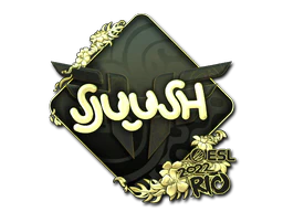 Sticker | sjuush (Gold) | Rio 2022 image