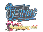 Sticker | FL4MUS (Glitter) | Shanghai 2024 image