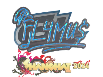 Sticker | FL4MUS (Glitter) | Shanghai 2024 image