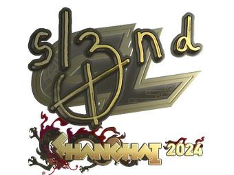 Sticker | sl3nd (Gold) | Shanghai 2024 image