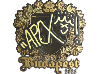 Sticker | apEX (Gold) | Budapest 2025