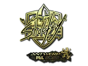Sticker | shalfey (Gold) | Antwerp 2022 image