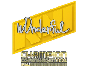 Sticker | w0nderful (Champion) | Copenhagen 2024 image